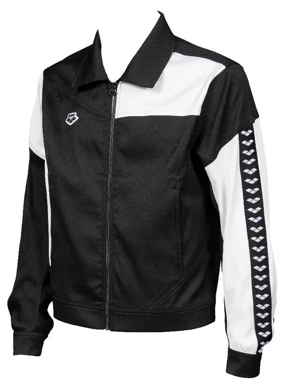 DENIM JACKET BLACK-WHITE 