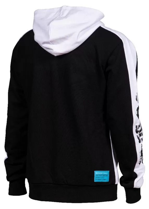 TE HOODED SWEAT WHITE-BLACK 