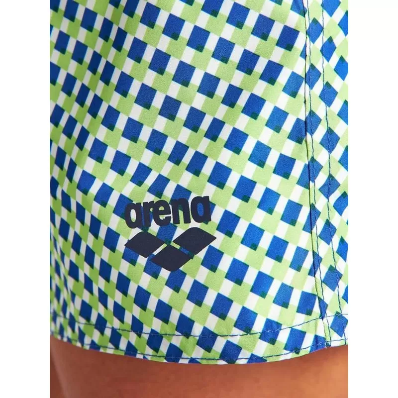 M FUNDAMENTALS ALLOVER SHORT NEON BLUE MULTI MUŠKI ŠORC 