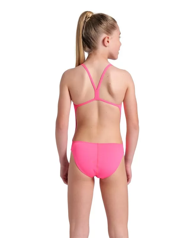 G TEAM SWIMSUIT CHALLENGE SOLID SHOCKING PINK-BLUE RIVER 