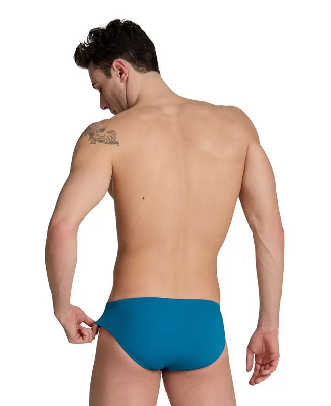 MENS TEAM SWIM BRIEFS SOLID BLUE COSMO 