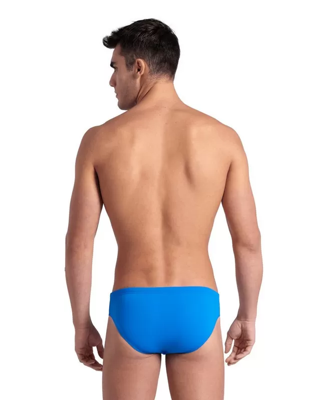 MENS TEAM SWIM BRIEFS SOLID BLUE RIVER 