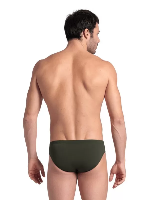 MENS TEAM SWIM BRIEFS SOLID DARK SAGE 