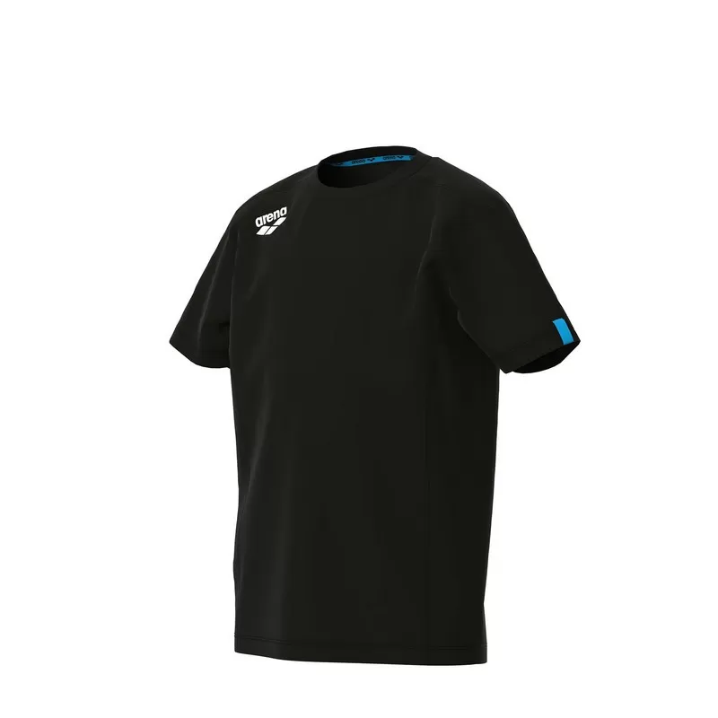 JR TEAM T-SHIRT PANEL BLACK 
