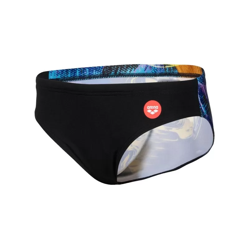 B CRAZY ARENA SWIM SKULL  BRIEF BLACK-MULTI 