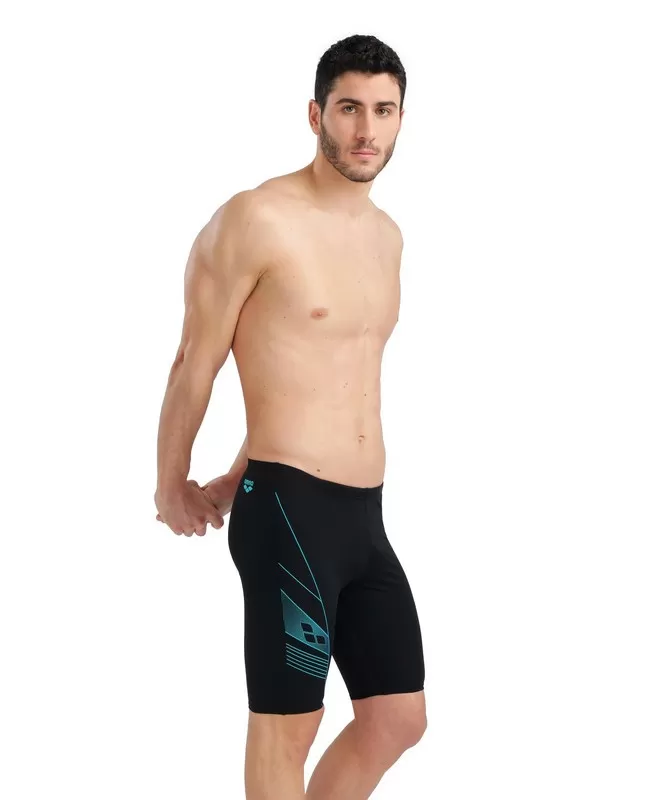 M SWIM JAMMER GRAPHIC BLACK 