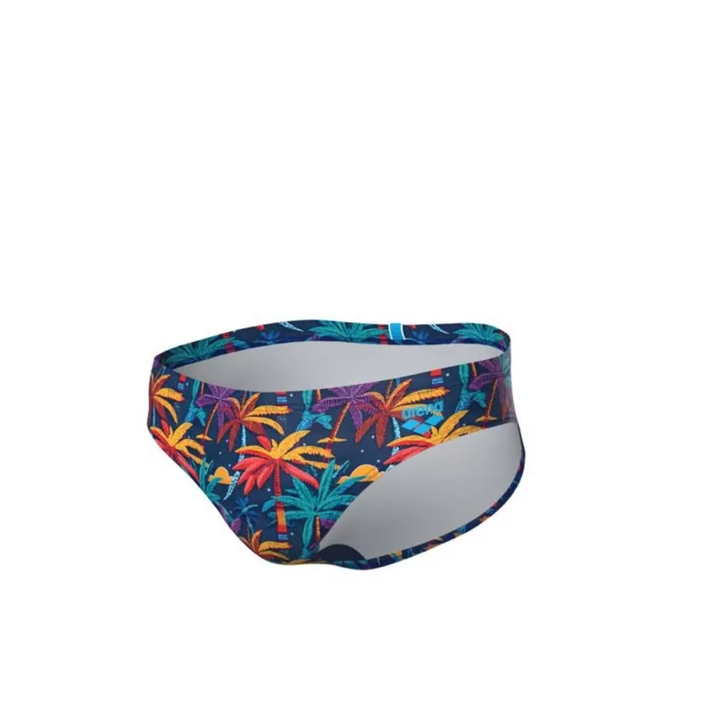 MEN'S SWIM BRIEFS ALLOVER ALLOVER - MULTI PALM 