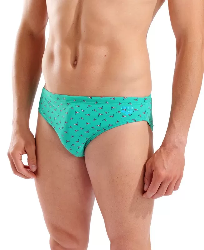 MEN'S SWIM BRIEFS ALLOVER 