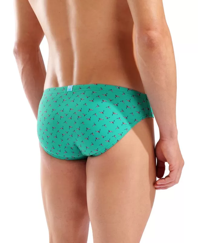 MEN'S SWIM BRIEFS ALLOVER 