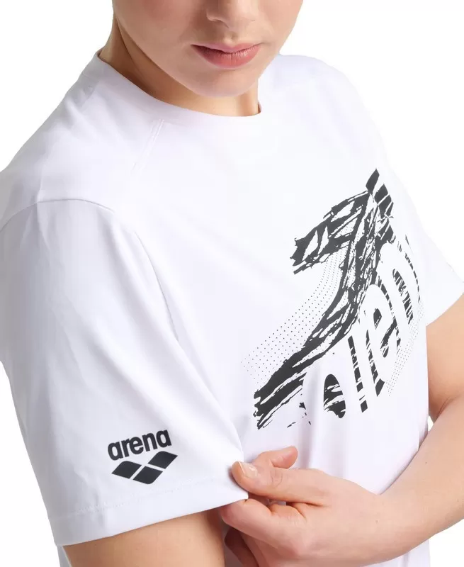 ARENA T-SHIRT LOGO WHITE 