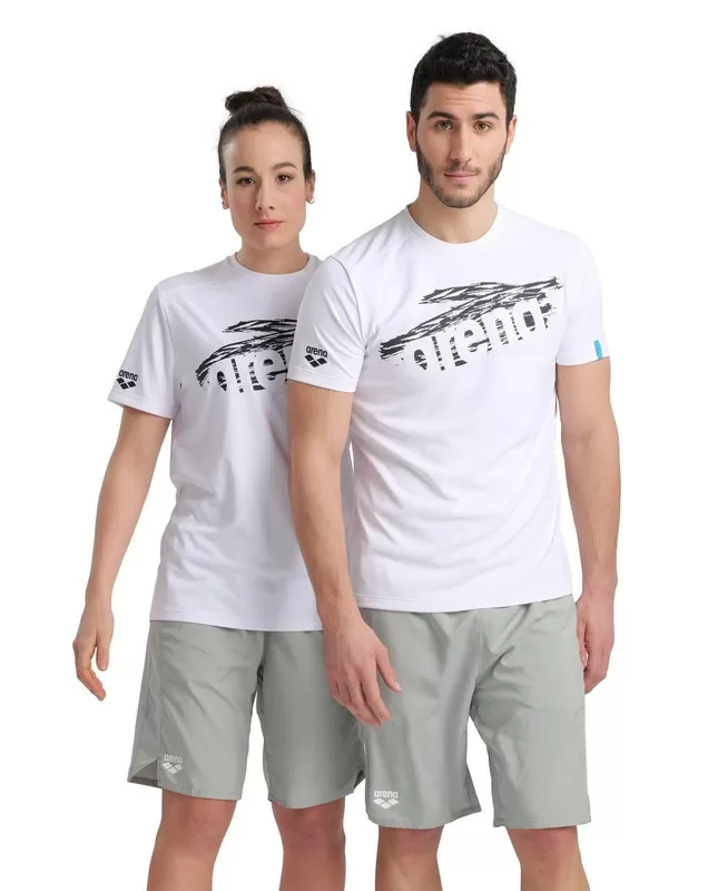 ARENA T-SHIRT LOGO WHITE 