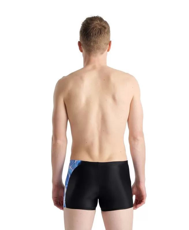 M SWIM SHORT PLACEMENT BLACK 