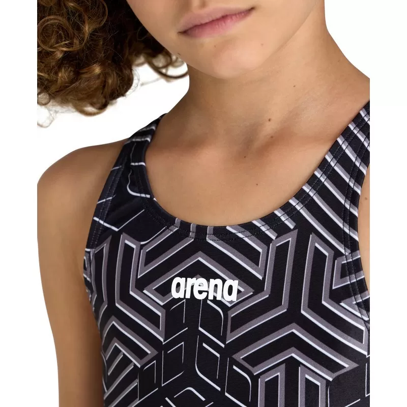 GIRL'S ARENA KIKKO PRO SWIMSUIT SWIM TECH L 