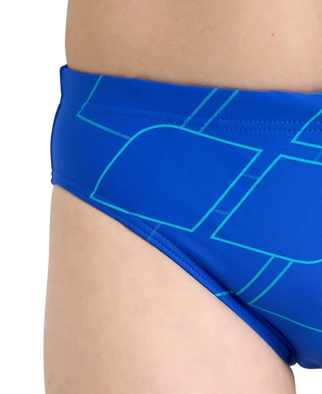 B ARENA MARK BRIEF NEON BLUE 