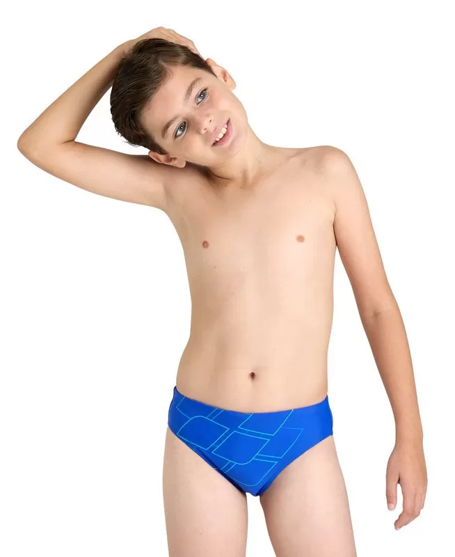 B ARENA MARK BRIEF NEON BLUE 