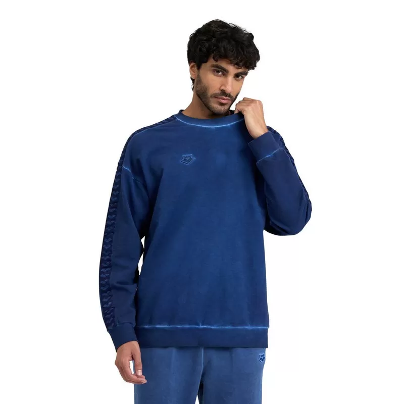 ARENA ICONS SWEAT OVERSIZE NAVY DELAVE-NAVY-WHITE 
