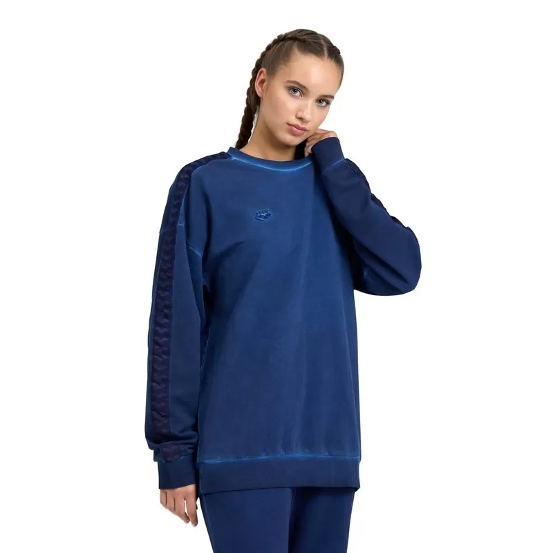 ARENA ICONS SWEAT OVERSIZE NAVY DELAVE-NAVY-WHITE 