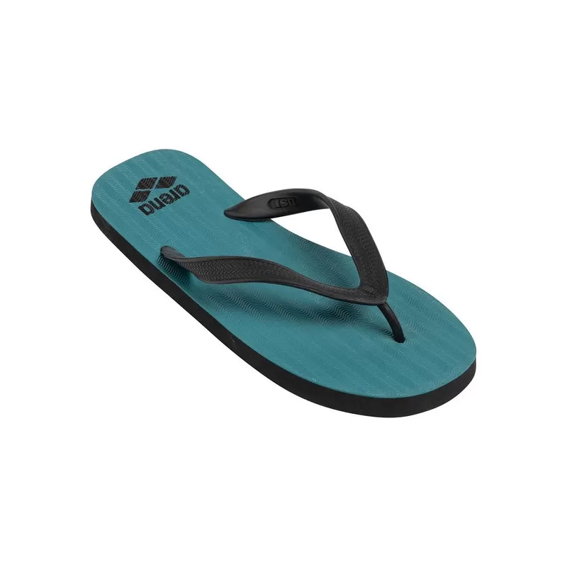 BEACH THONG WAVES GREEN_LAKE-BLACK A 