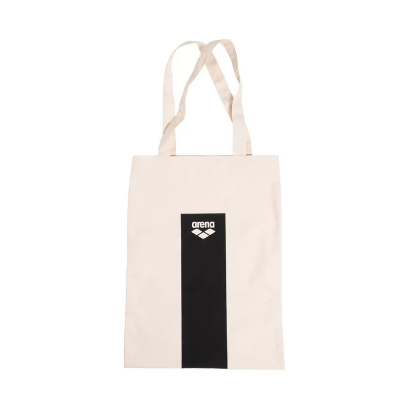 CANVAS TOTE BAG NATURAL-BLACK 