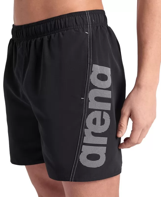 FUNDAMENTALS ARENA LOGO BOXER R 511-BLACK-WHITE 
