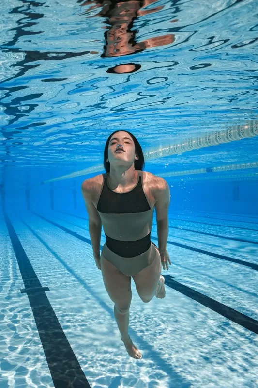 W ARENA MESH PANELS SWIMSUIT 