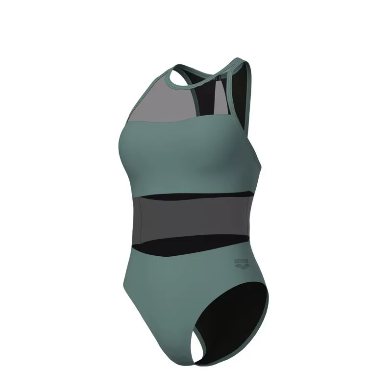 W ARENA MESH PANELS SWIMSUIT 