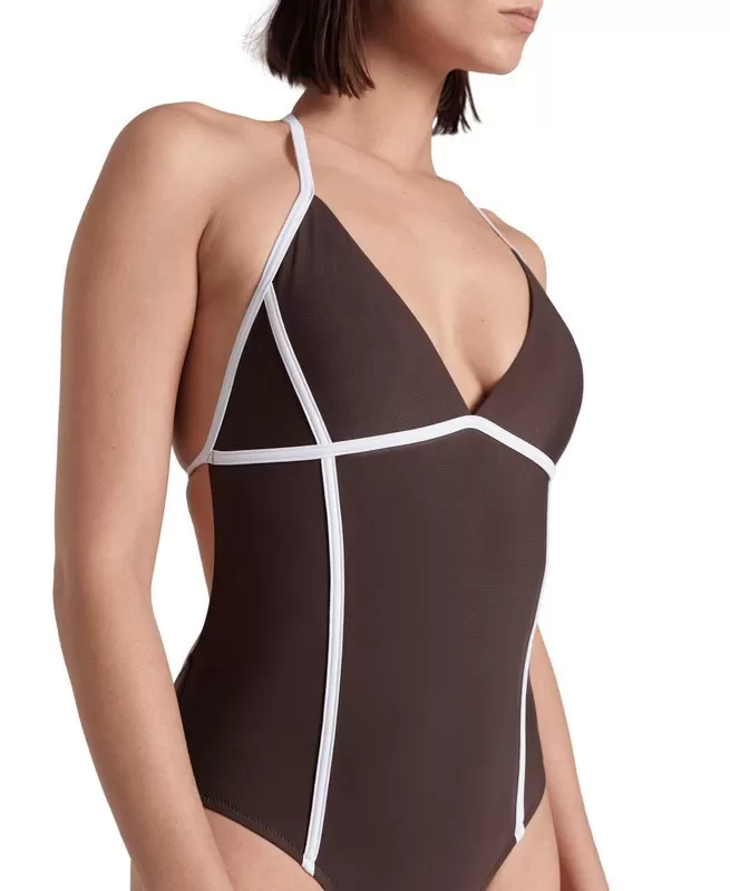 W ARENA PRO_FILE SWIMSUIT TIE BACK 