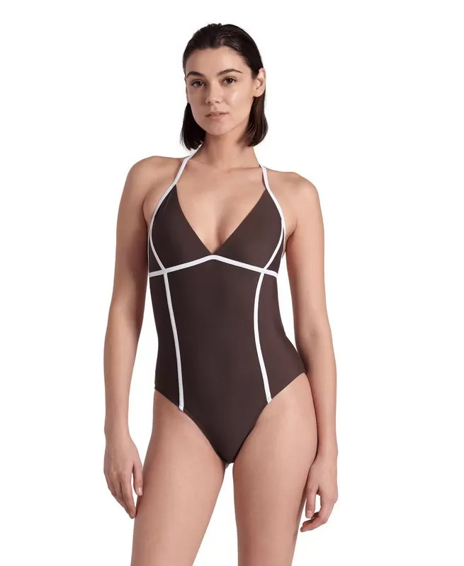 W ARENA PRO_FILE SWIMSUIT TIE BACK 