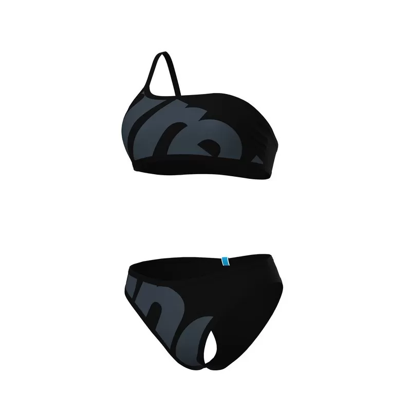 W ARENA LOGO SINGLE SHOULDER BIKINI 