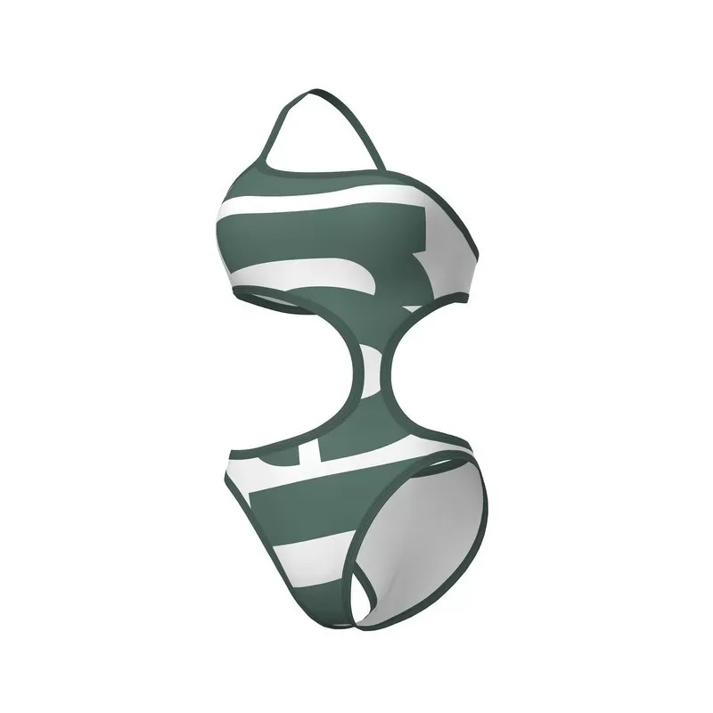 W ARENA LOGO SWIMSUIT SINGLE SHOULDER 