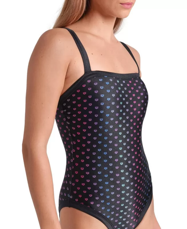 W ARENA RAINBOW MONOGRAM SWIM 