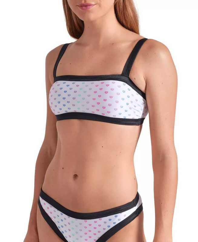 W ARENA RAINBOW MONOGRAM BIKINI 