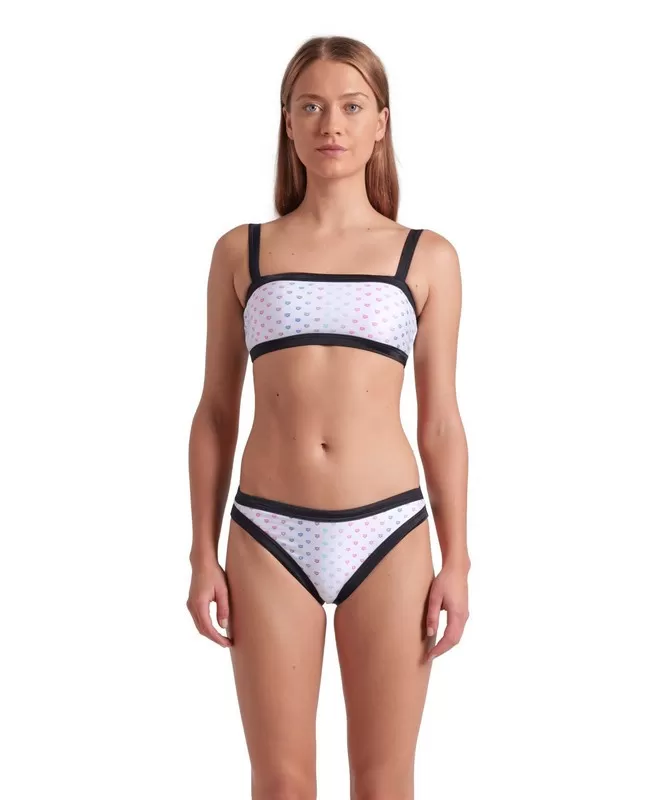 W ARENA RAINBOW MONOGRAM BIKINI 