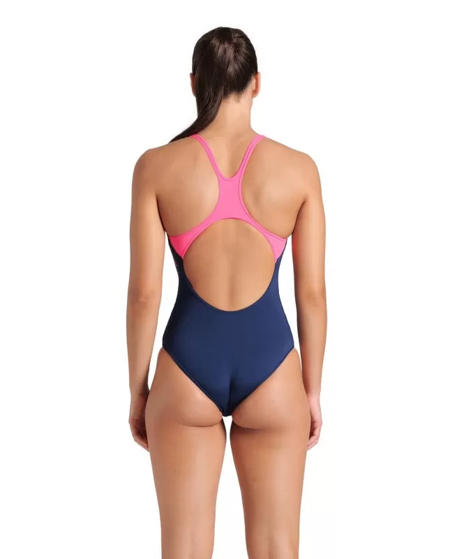 W ARENA REFLECTING SWIMSUIT SWIM PRO BACK NAVY 