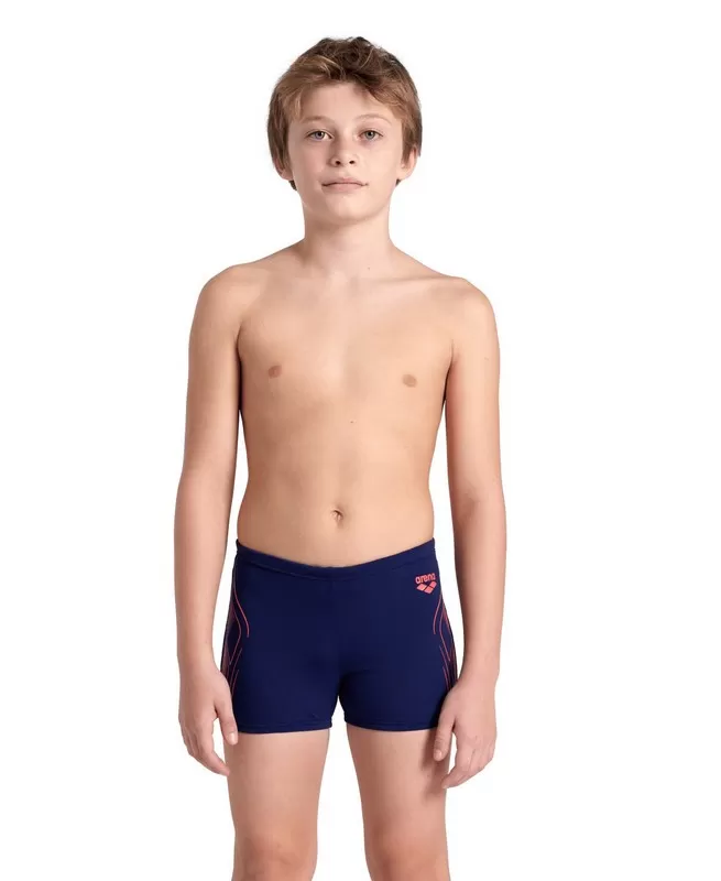 BOYS ARENA REFLECTING SWIM SHORT NAVY 