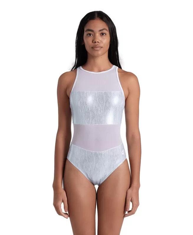 WOMEN'S ARENA MESH SWIMSUIT VENT BA 