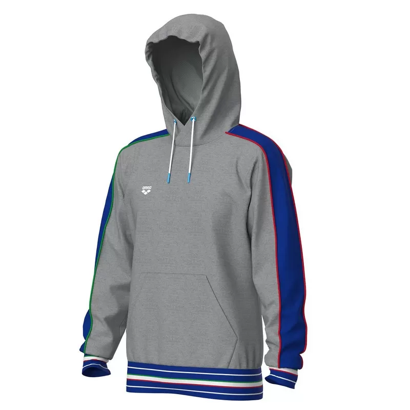 ARENA HOODED SWEAT INSERTS GREY 