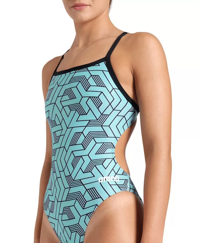 W ARENA ESCAPE SWIMSUIT CHALLENGE BACK BLACK WATER 