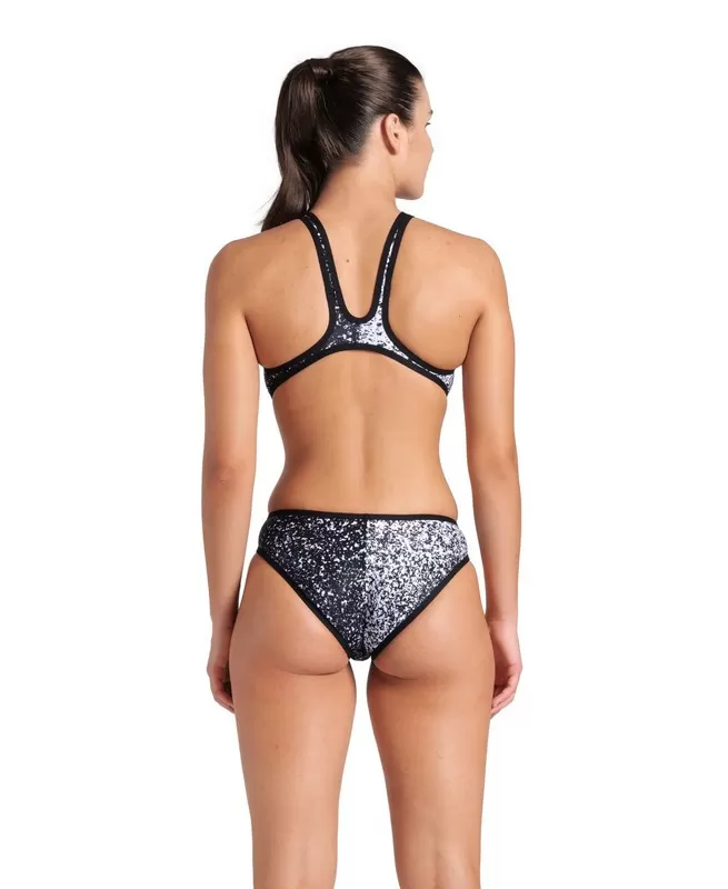 W ARENA ONE PAINTS SWIMSUIT TECH BACK BLACK 