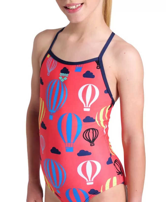 G ARENA BALLOONS SWIMSUIT LIGHTDROP BACK CORAL 