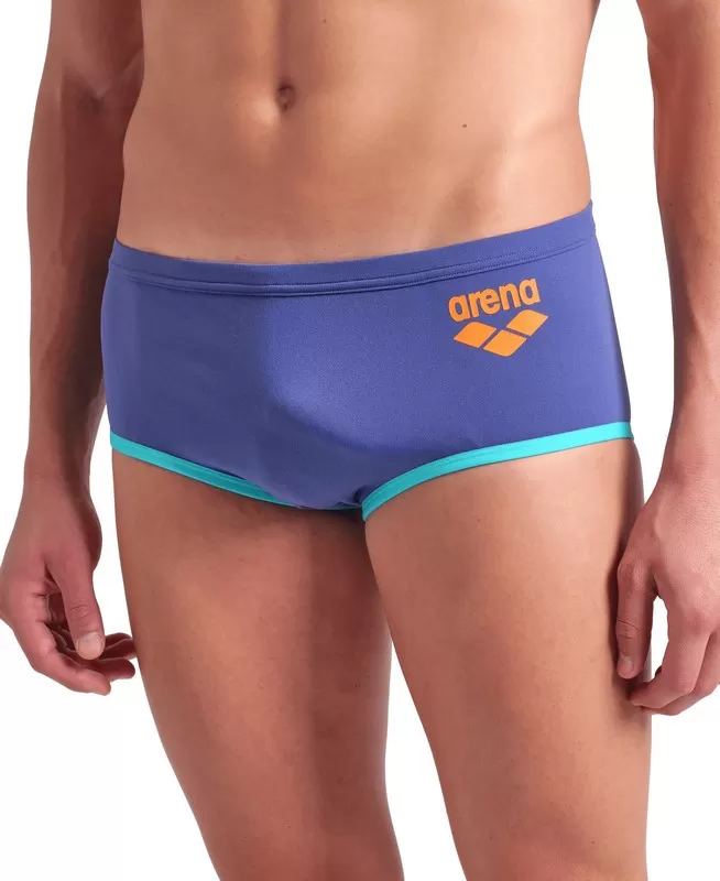 M ARENA ONE LOW WAIST SHORT BIG LOGO PLUM 