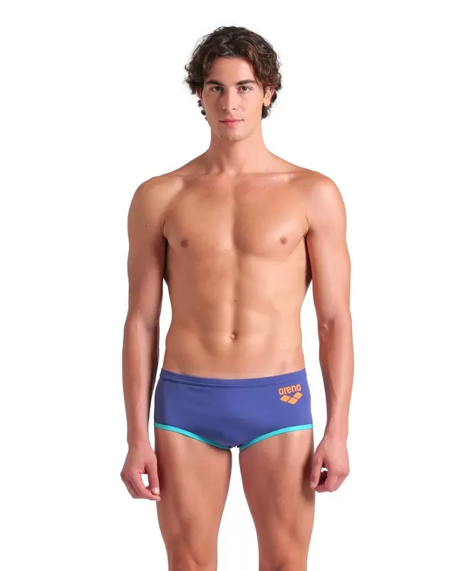 M ARENA ONE LOW WAIST SHORT BIG LOGO PLUM 