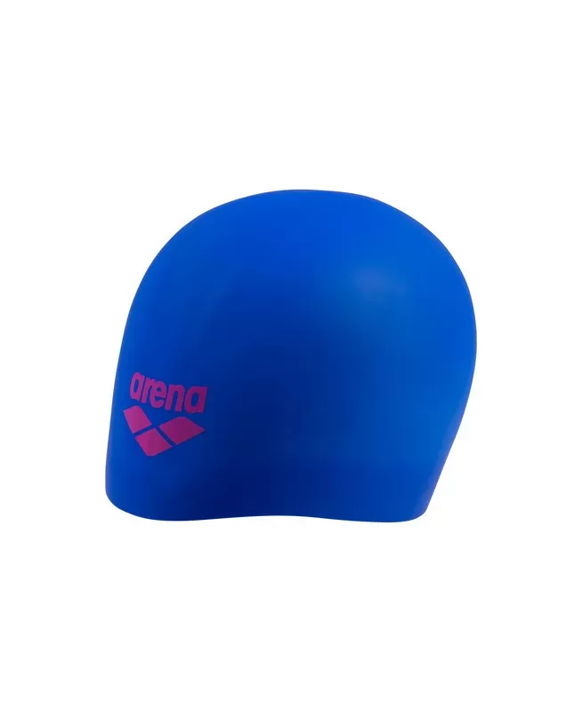 ARENA LONG HAIR CAP NEON_BLUE-SHOCKING_PINK 
