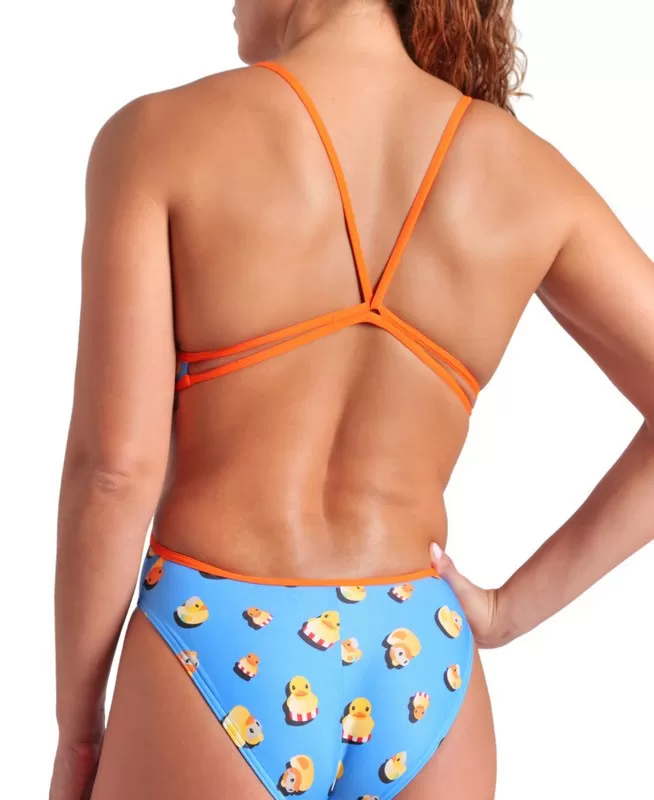 W ARENA DUCKS SWIMSUIT LACE BACK 