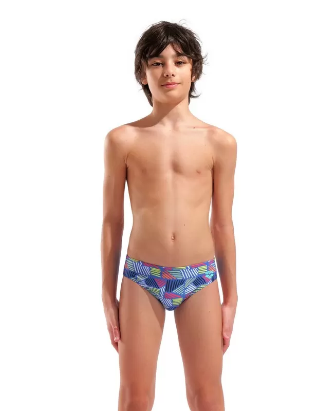 B ARENA CANDIES SWIM BRIEFS ROYAL-MULTI BLUE 