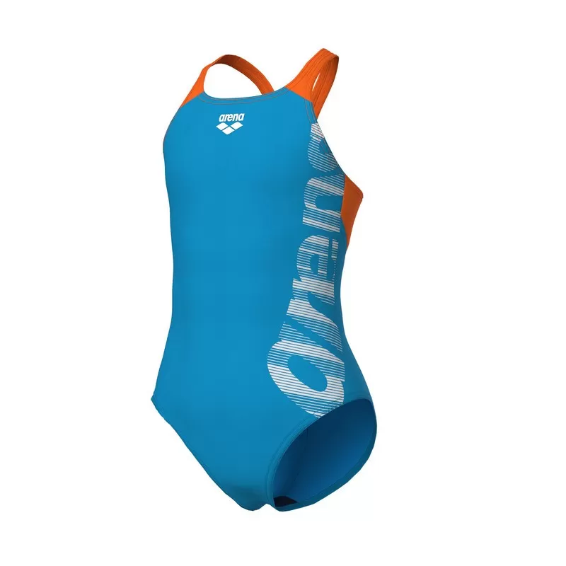 GIRL'S ARENA GRAPHIC SWIMSUIT V BAC 
