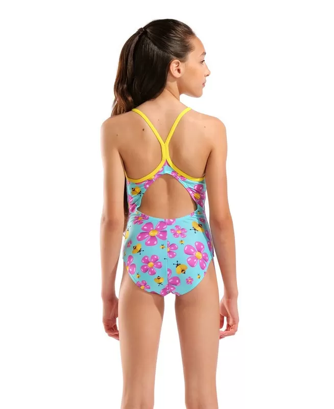 G ARENA SPRING SWIMSUIT WATER MULTI-YELLOW STAR 
