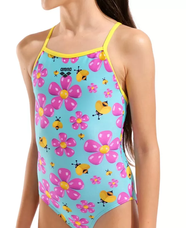 G ARENA SPRING SWIMSUIT WATER MULTI-YELLOW STAR 