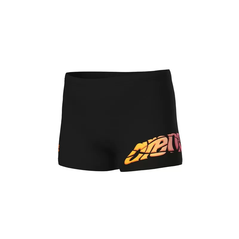 B ARENA LETTERING SWIM SHORT 