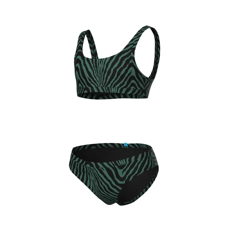 G ARENA WATER PRINT BIKINI BRALETTE 